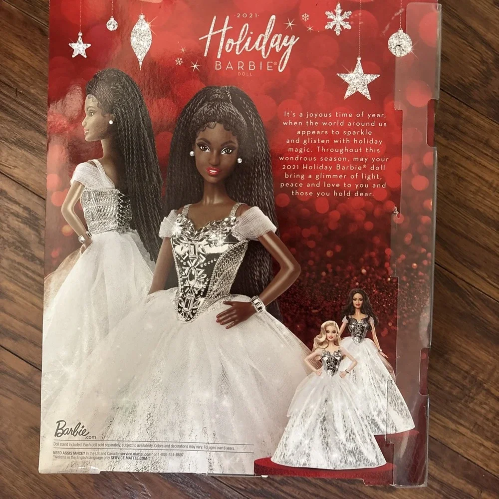 Barbie Signature 2021 Holiday Collector Doll African American Braids